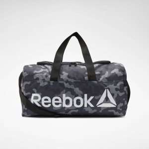 Reebok Core Graphic Medium Grip Duffel Taschen Herren - Schwarz - DE 457-RIH